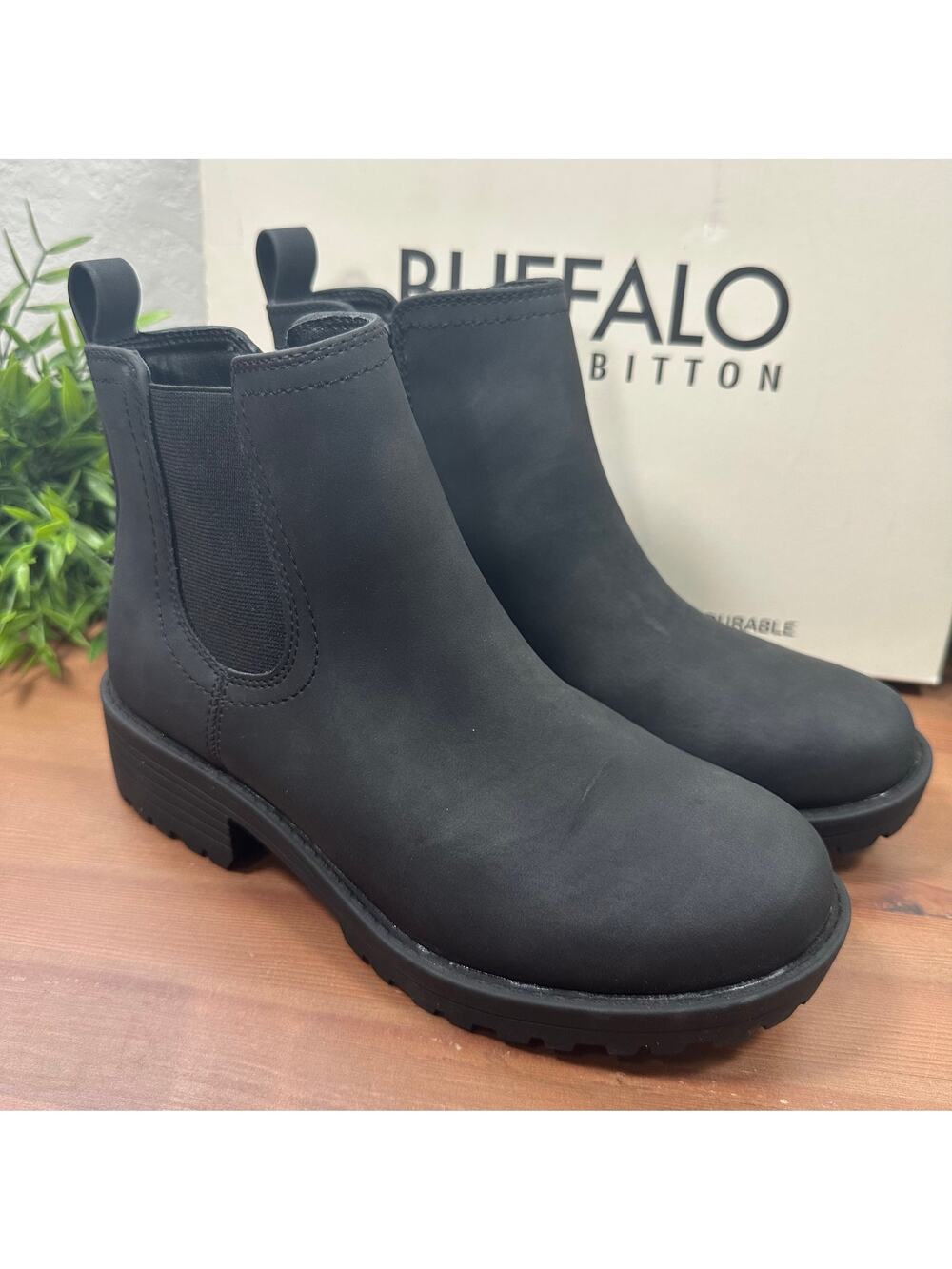 Buffalo‎ David Bitton Women's Anna Black Water Repellant Boots Size 11